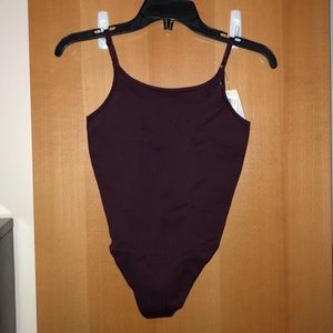 Lululemon NWT Underneath it All Bodysuit S Maroon